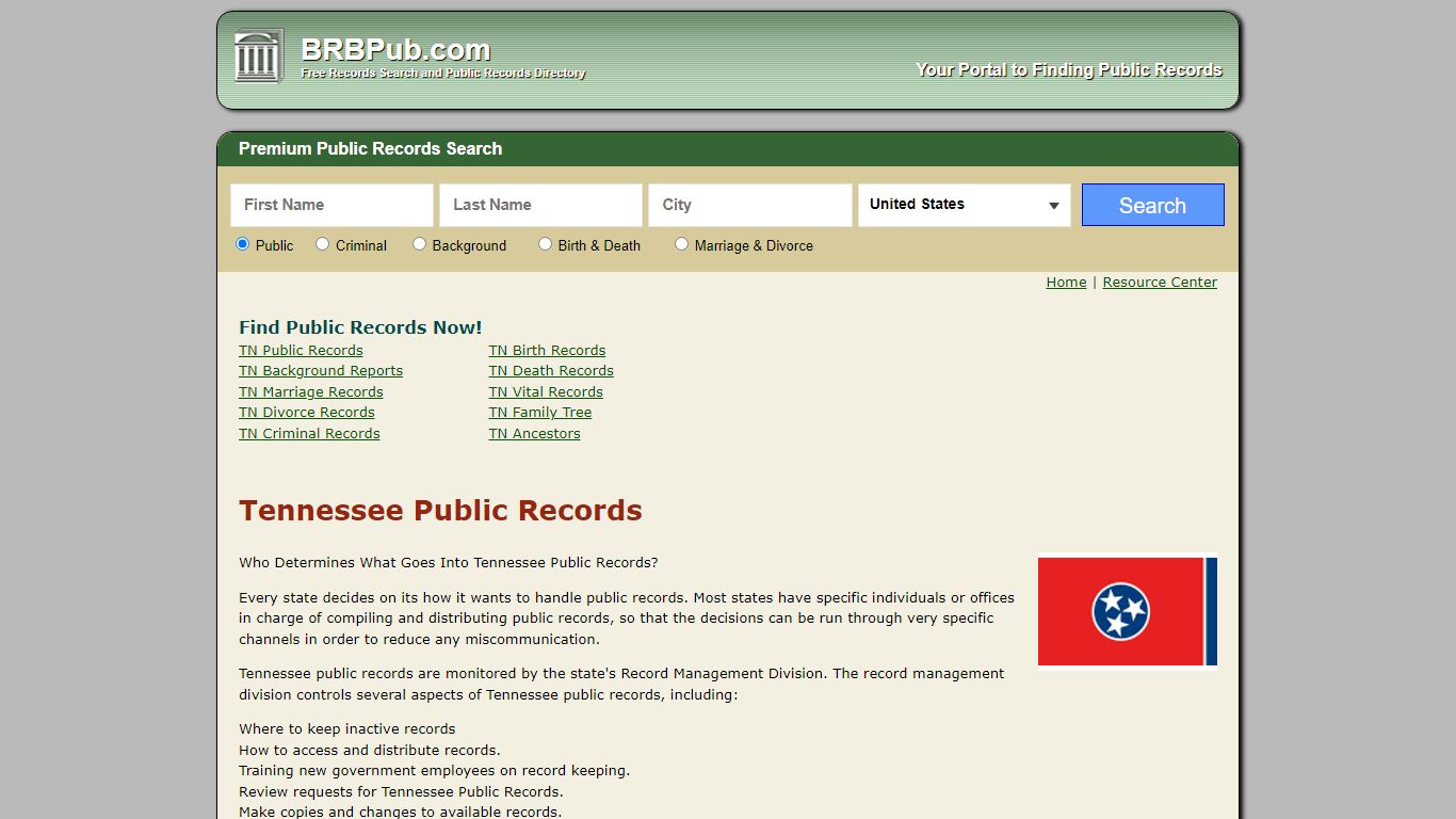Free Tennessee Public Records | Search Criminal and Civil Court Records ...